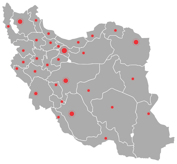 خدمات پس از فروش مشتریان در سراسر ایران